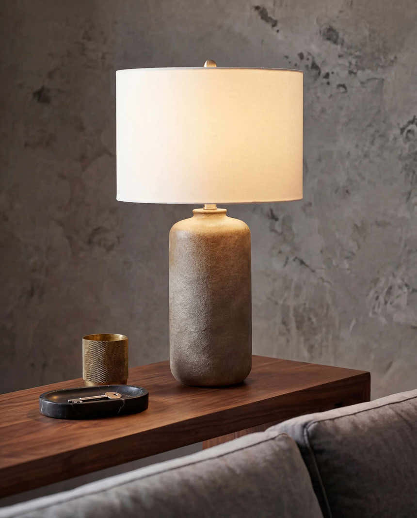 Rettenbach Light Gray Table Lamp