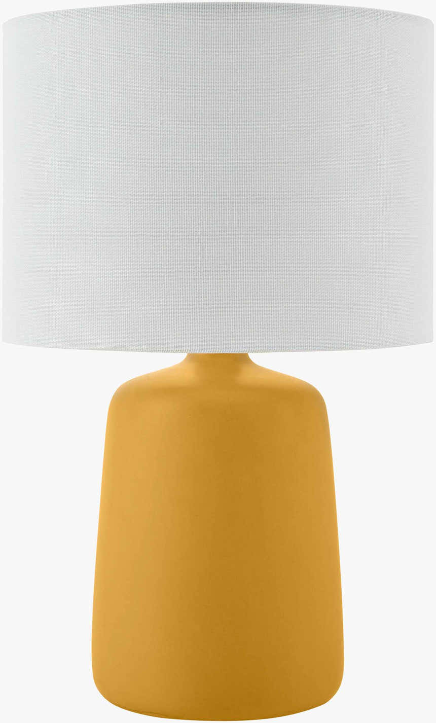 Rolleville Yellow Table Lamp