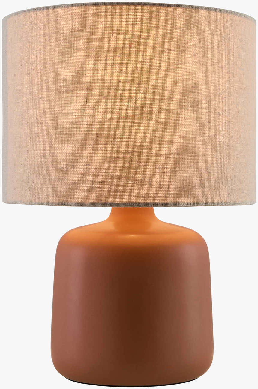 Lumellogno Brick Red Table Lamp