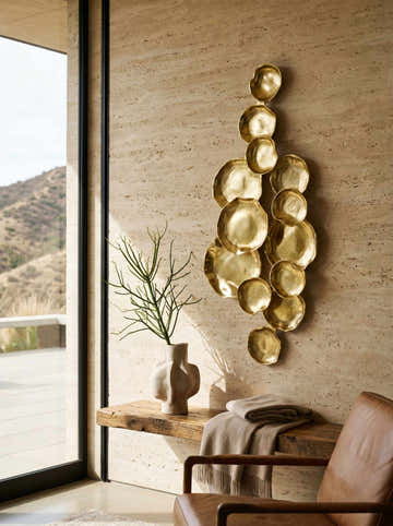 Termianak Metallic Gold Wall Decor