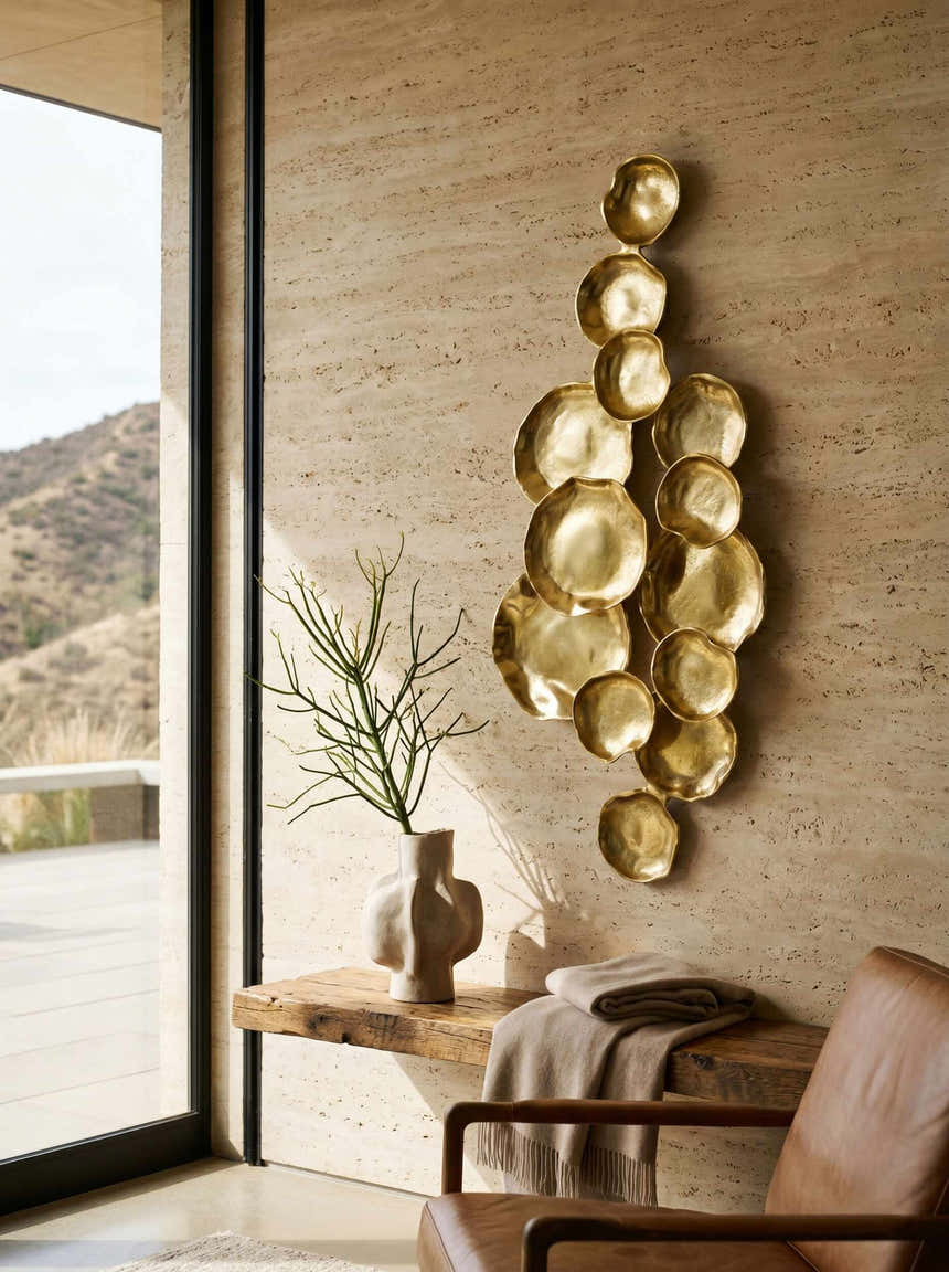 Termianak Metallic Gold Wall Decor