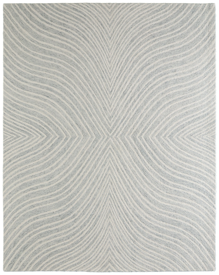 Feizy Wallace Modern Abstract - Gray/Ivory Area Rug