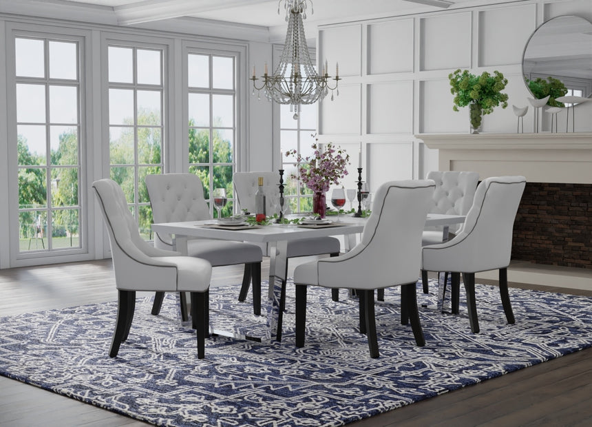 Feizy Belfort Transitional Medallion - Blue/Ivory Area Rug - Clearance