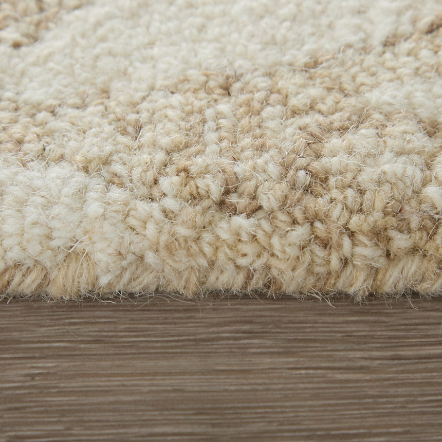 Feizy Wallace Modern Floral & Botanical - Tan/Ivory Area Rug