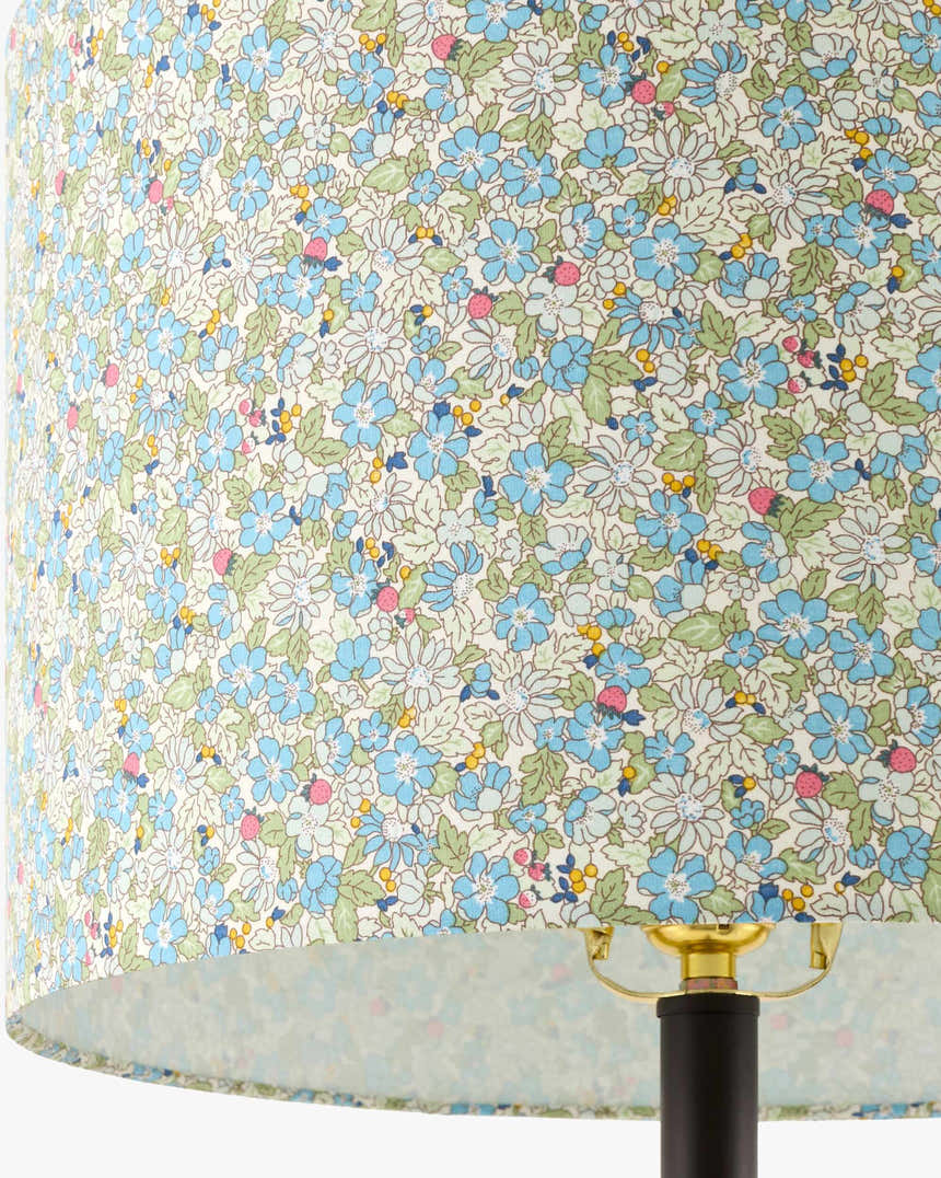 Cool Dark Gray Traditional Table Lamp with linen details for bedside or console tables