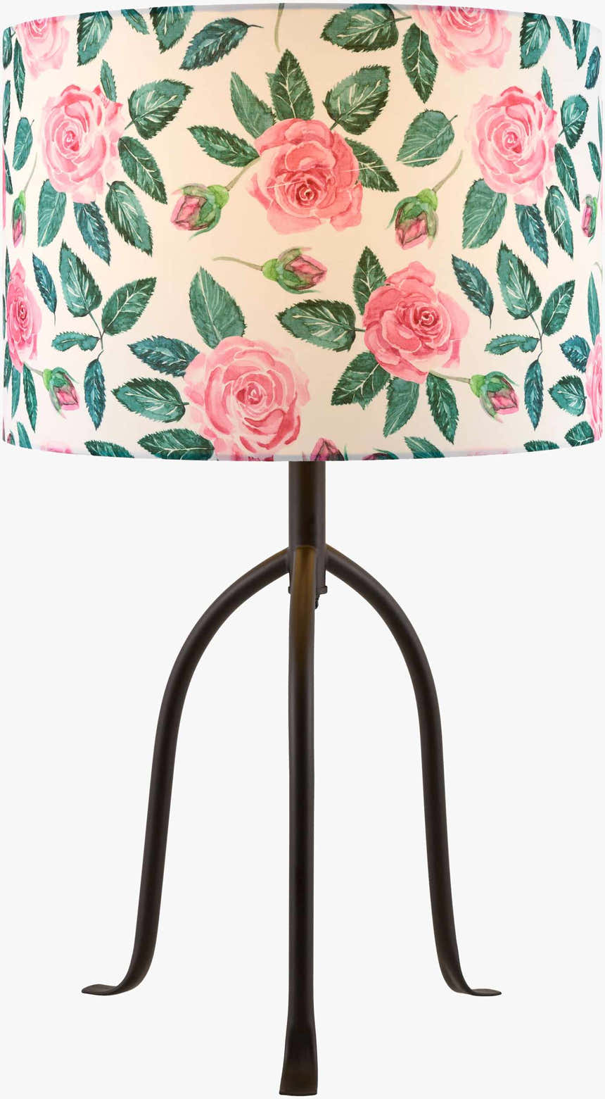 Cool Beige Traditional Table Lamp with linen details for bedside or console tables