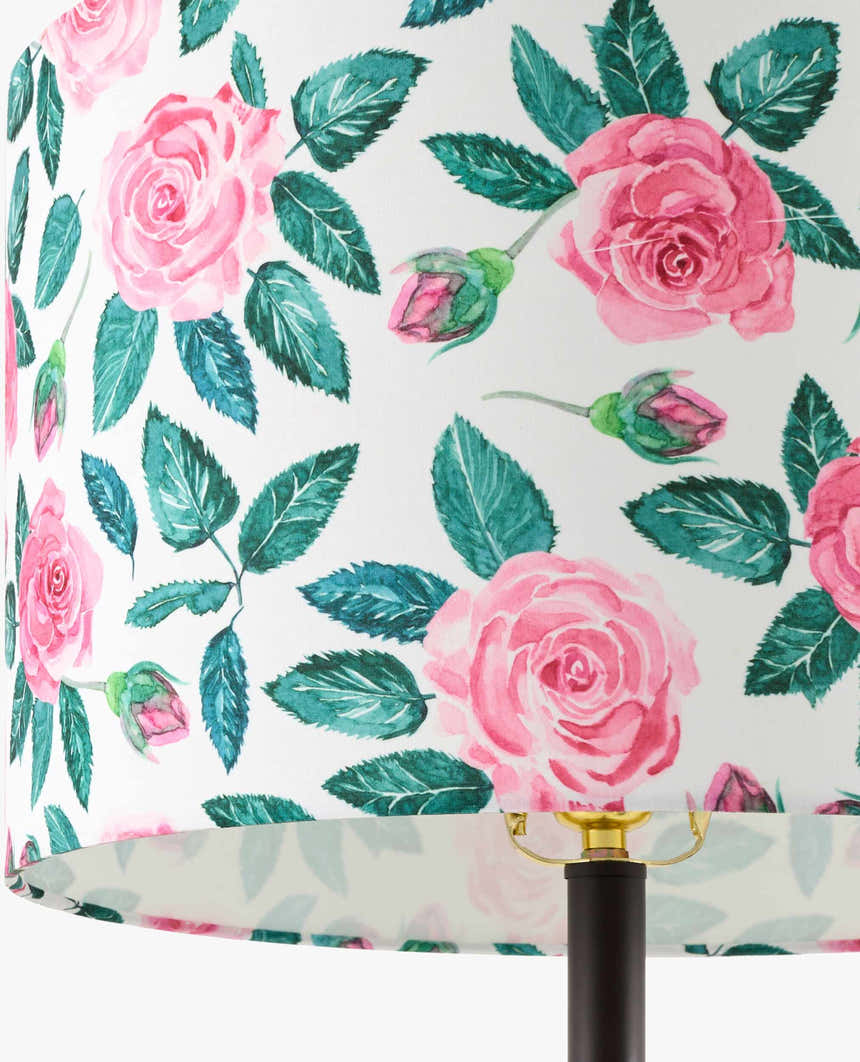 Cool Beige Traditional Table Lamp with linen details for bedside or console tables