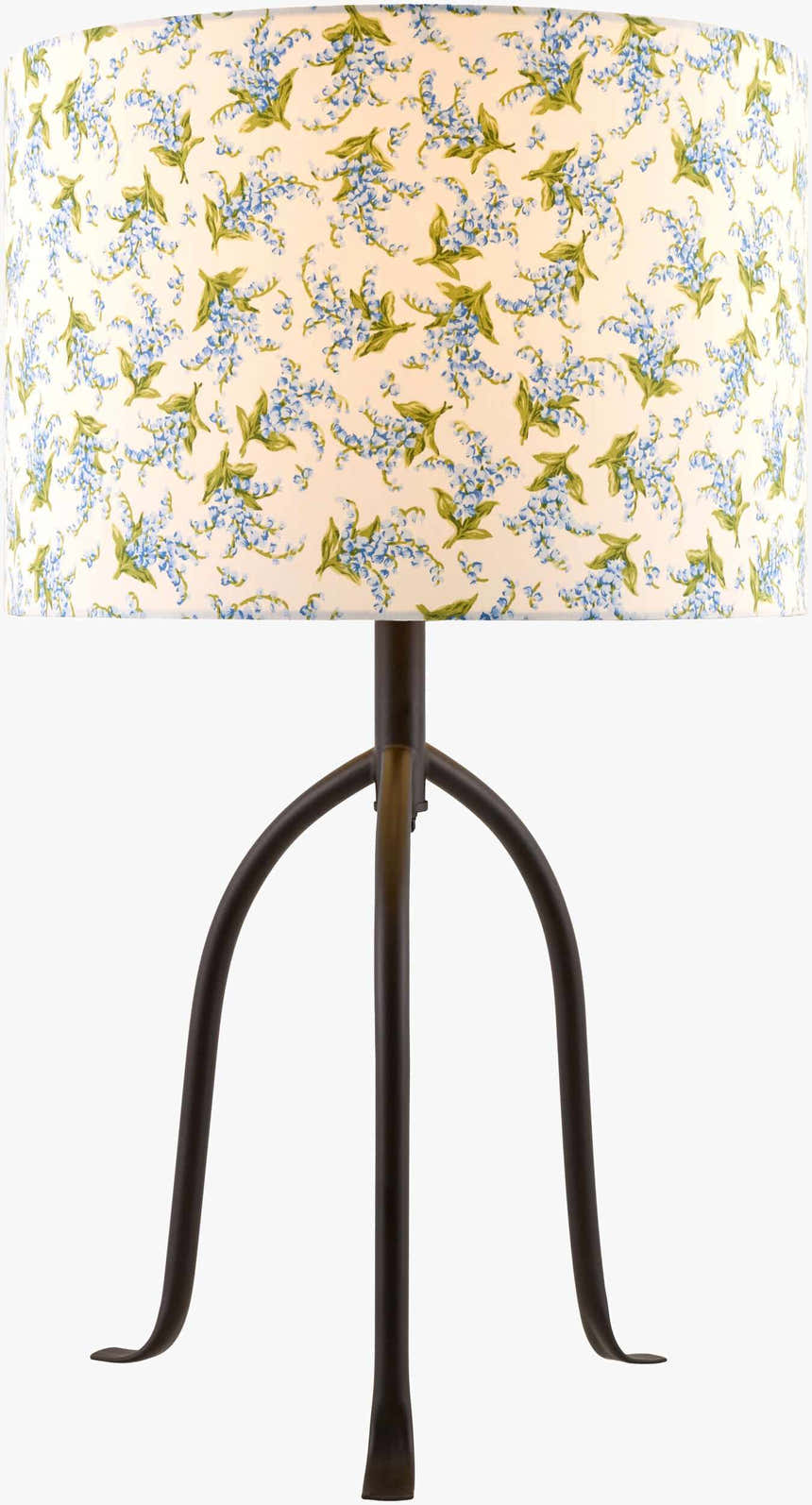 Warm Dark Gray Traditional Table Lamp with linen details for bedside or console tables