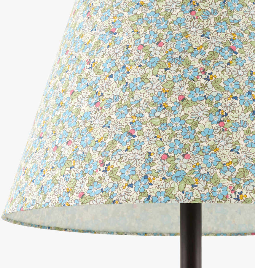 Soft Light Gray Traditional Table Lamp with linen details for bedside or console tables
