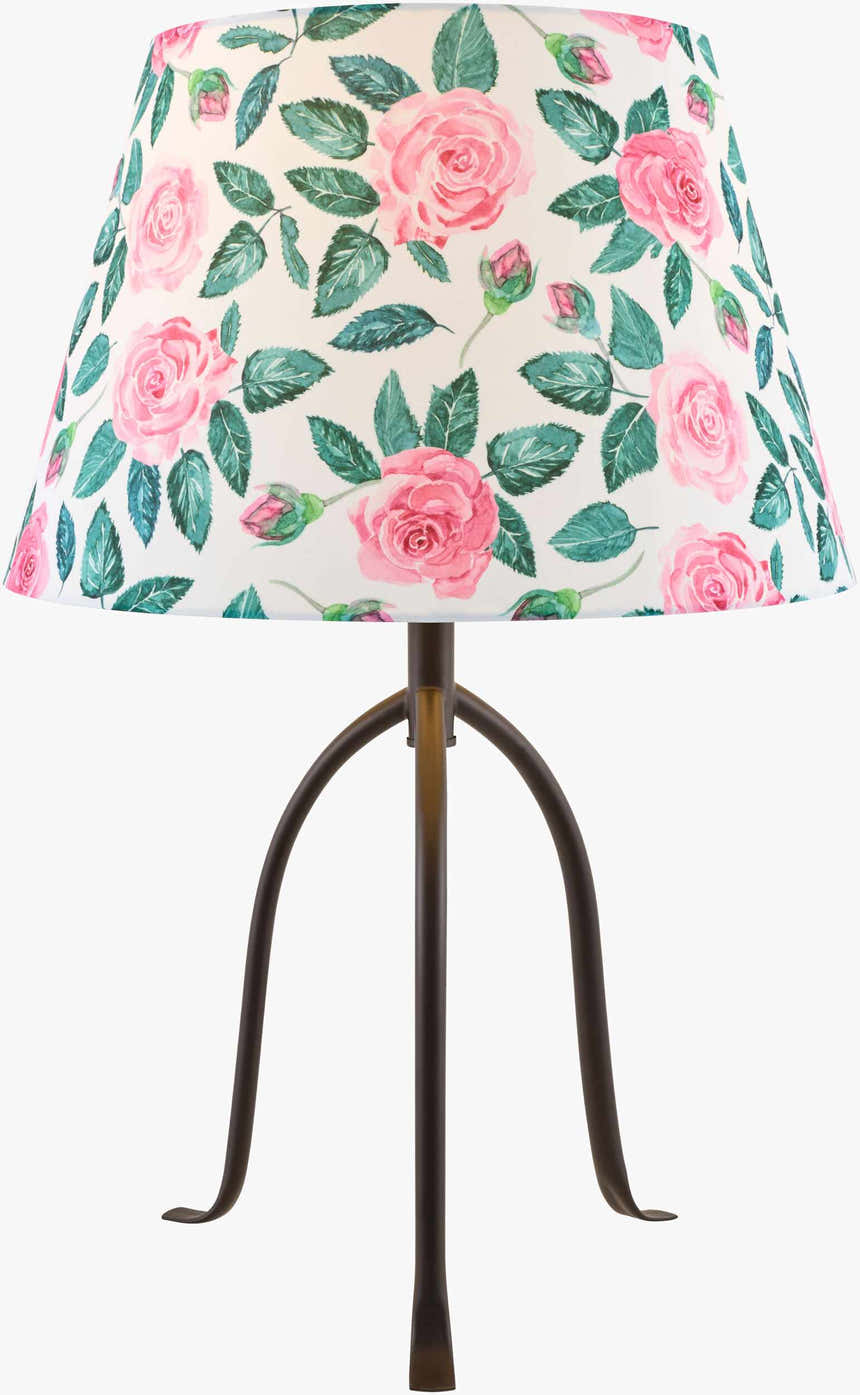 Rich Light Gray Traditional Table Lamp with linen details for bedside or console tables