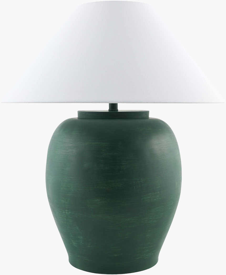 Venturada Green & White Table Lamp