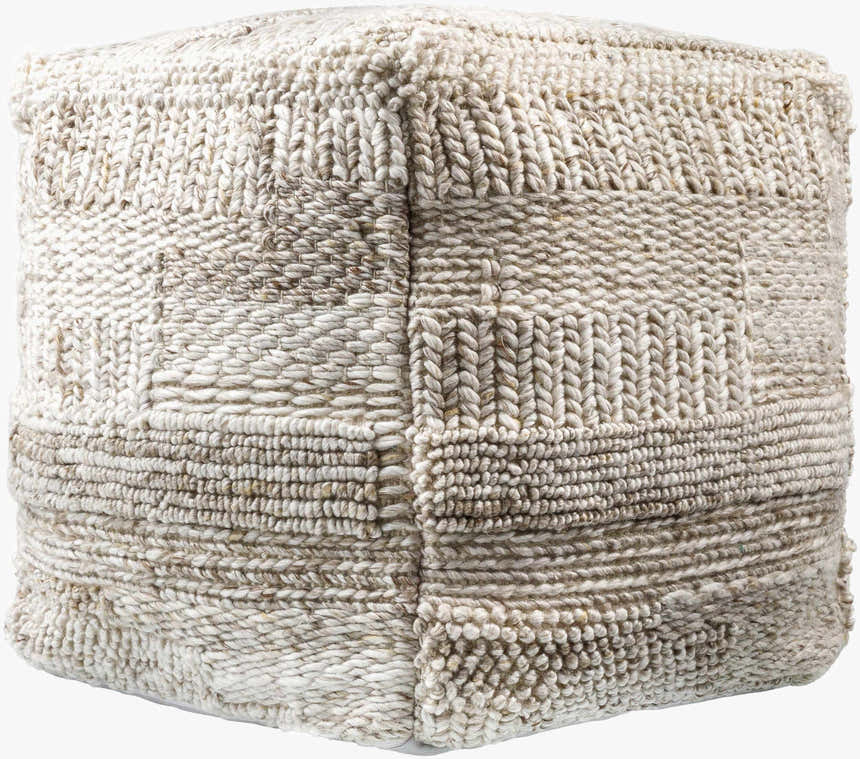 Moriguchi Ivory Outdoor Pouf - Clearance
