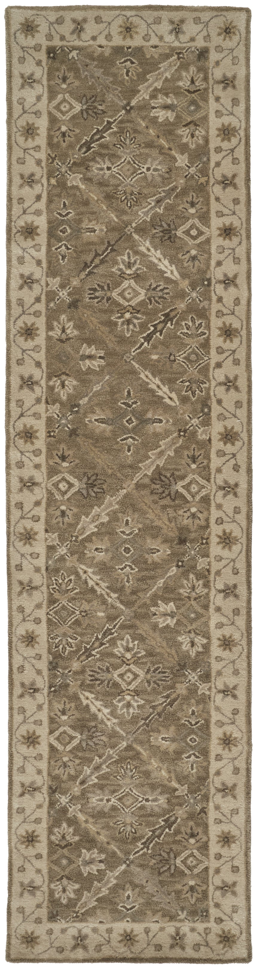 Feizy Eaton Traditional Oriental - Green/Brown/Taupe Area Rug