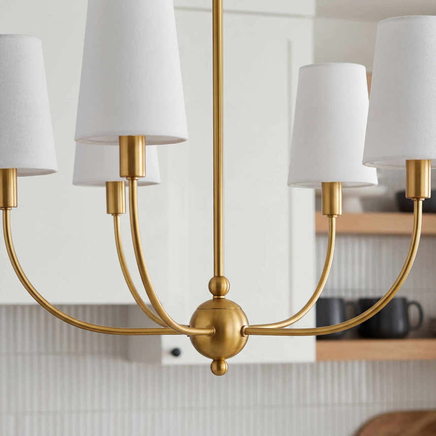 Rudziczka Gold Chandelier