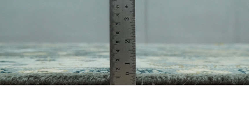 Custom Made Hand Knotted Charcoal and Ivory Traditional Oushak Wool Area Rug