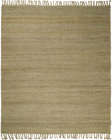 Hand Woven Natural Fiber Brown Natural Jute Rug