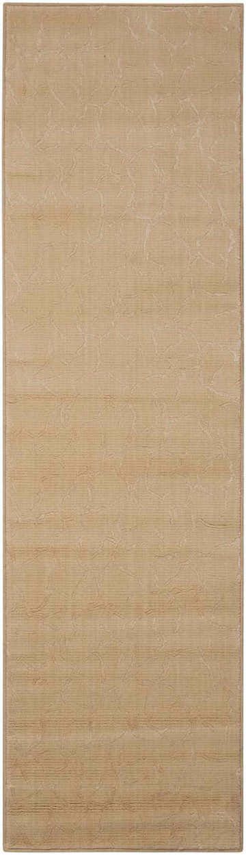 Close-up of the beige Nourison Nepal Bone Vintage rug showing subtle vintage pattern and texture.