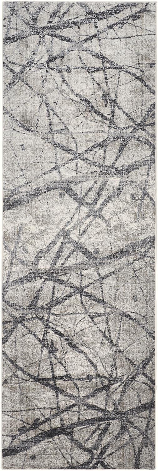 Feizy Kano Transitional Abstract - Taupe/Gray/Ivory Area Rug