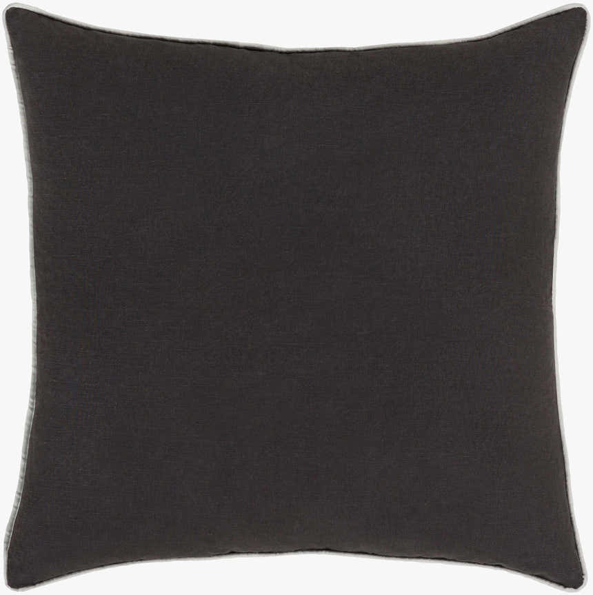 Montmorency Black Floral Elegance Throw Pillow - Clearance