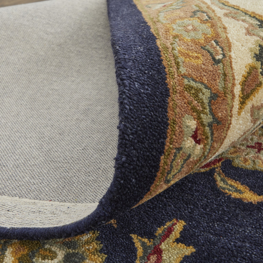 Feizy Wagner Traditional Oriental - Blue/Tan/Gold Area Rug