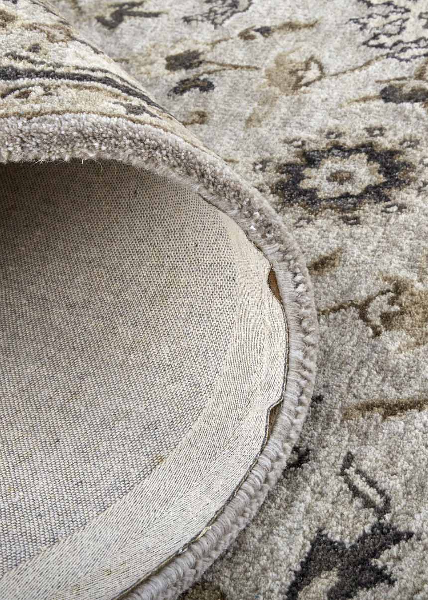 Feizy Eaton Traditional Oriental - Gray/Ivory/Taupe Area Rug