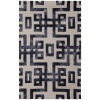 Feizy Lorrain Modern Geometric - Ivory/Black Area Rug