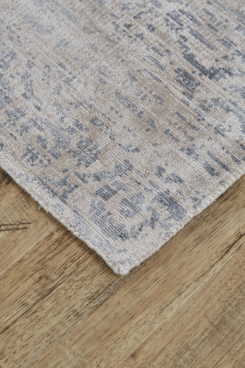 Feizy Nadia Transitional Distressed - Blue/Gray/Taupe Area Rug - Clearance