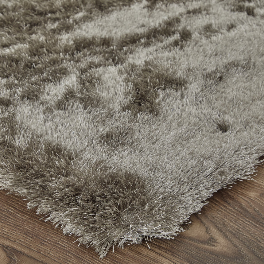Feizy Indochine Modern Solid - Gray/Black Area Rug