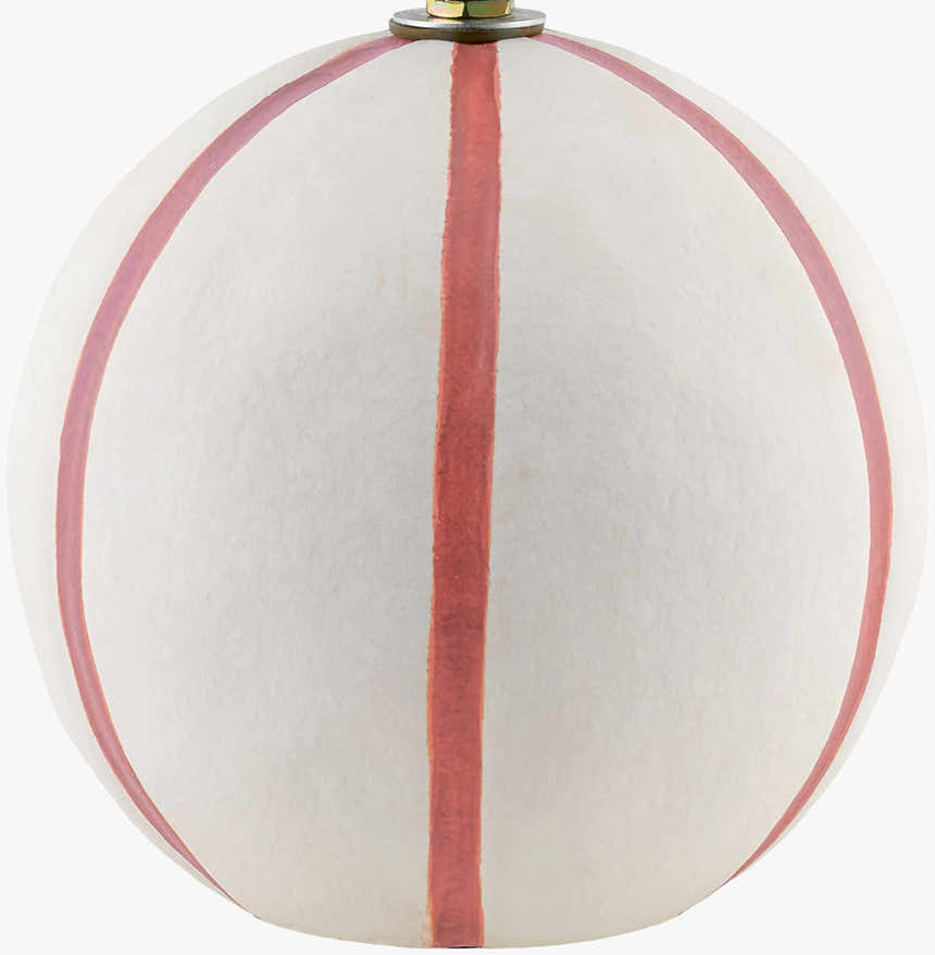 Muted Beige Traditional Table Lamp with linen details for bedside or console tables