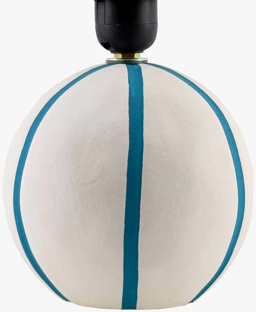 Soft Beige Traditional Table Lamp with linen details for bedside or console tables