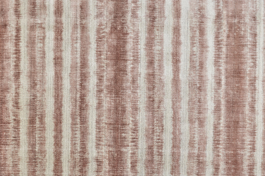 Feizy Mackay Transitional Stripes - Tan/Ivory/Pink Area Rug