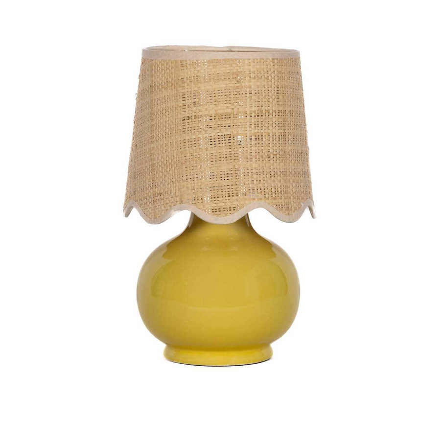 Nesuo Yellow Ceramic Table Lamp