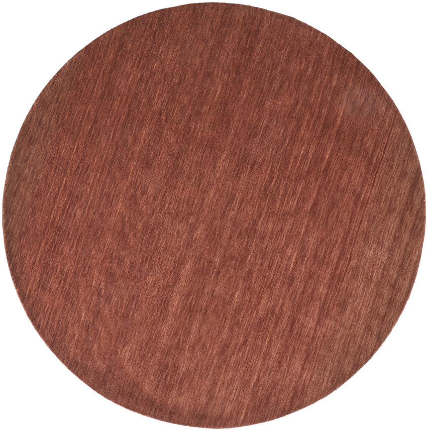 Feizy Luna Modern Solid - Orange/Red Area Rug