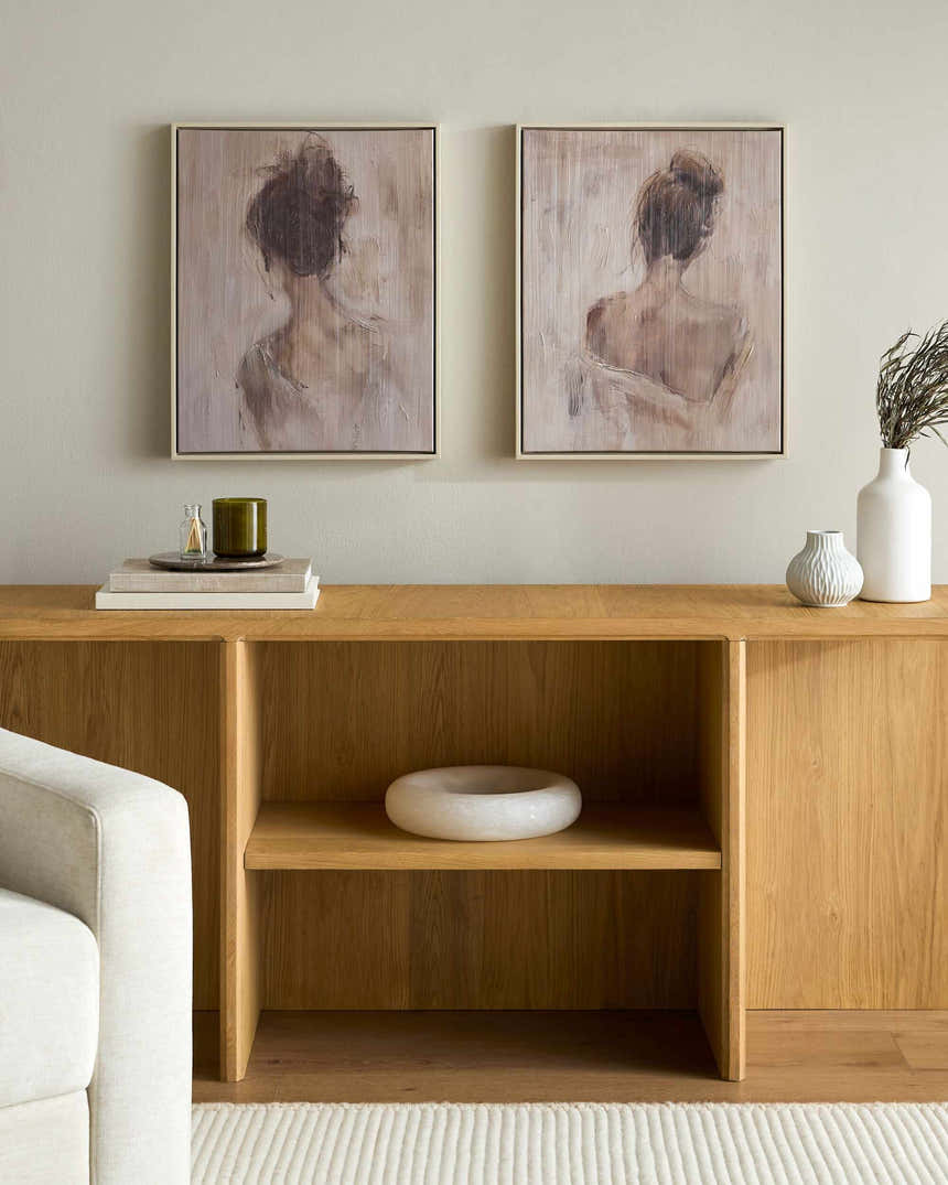 Soft Light Gray Modern Framed Wall Art for modern gallery walls