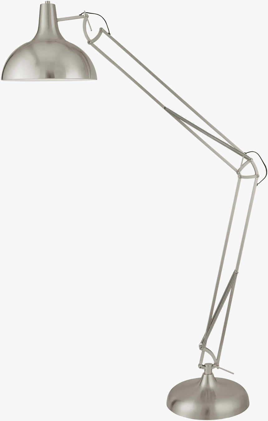 Indergarh Metallic Silver Floor Lamp