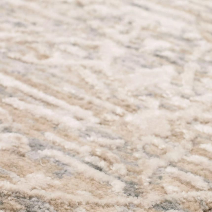 Karastan Mandawa Cream Dark Grey Area Rug