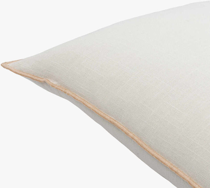 Tobin Cream Throw Pillow