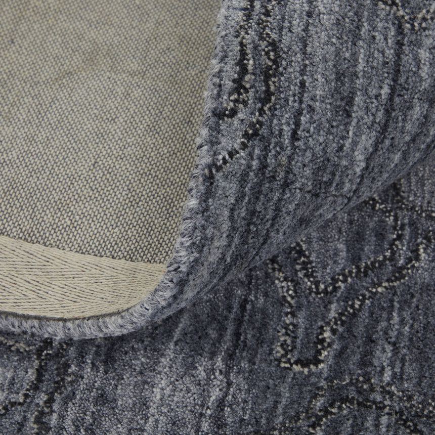 Feizy Whitton Modern Abstract - Gray/Blue Area Rug