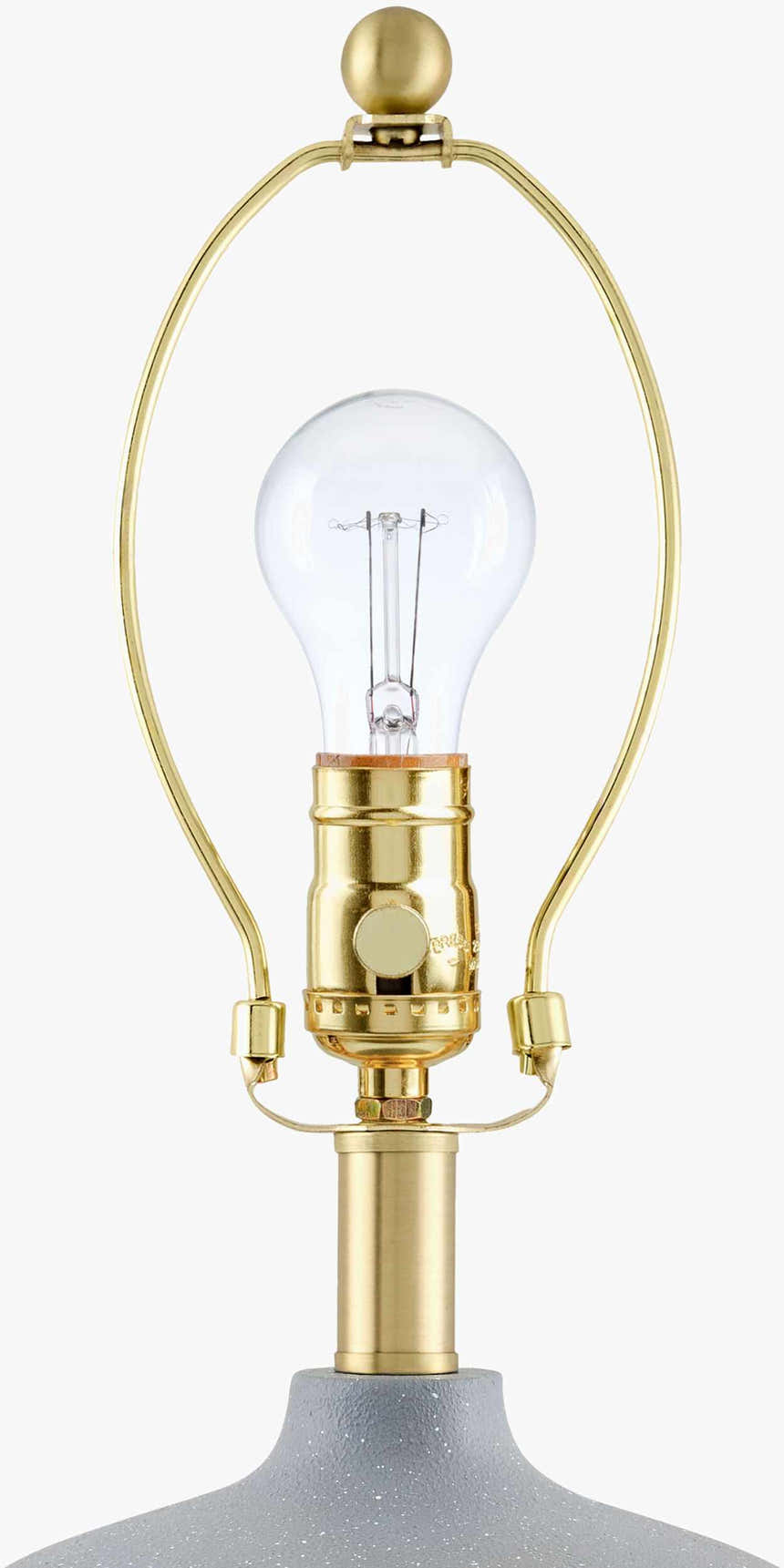 Beige Traditional Table Lamp with linen details for bedside or console tables