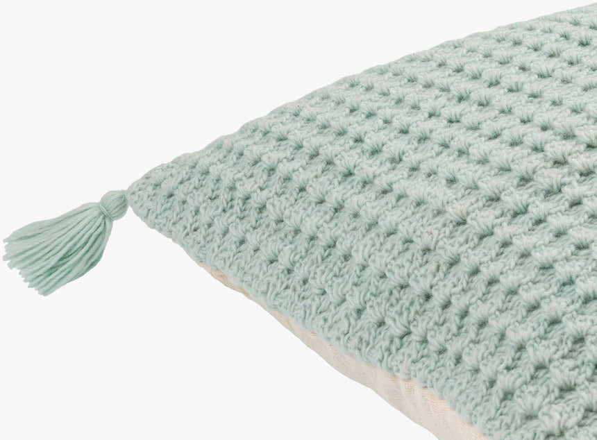 Litzy Light Blue Throw Pillow - Clearance