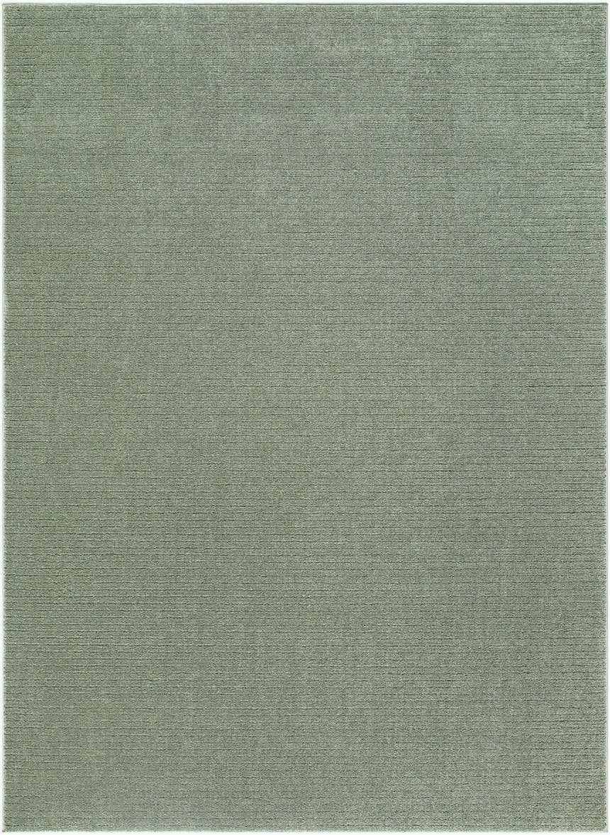 Close-up of the Levent Olive Area Rug showing its subtle texture and contemporary design in a soft olive green. Design-Rectangle-537