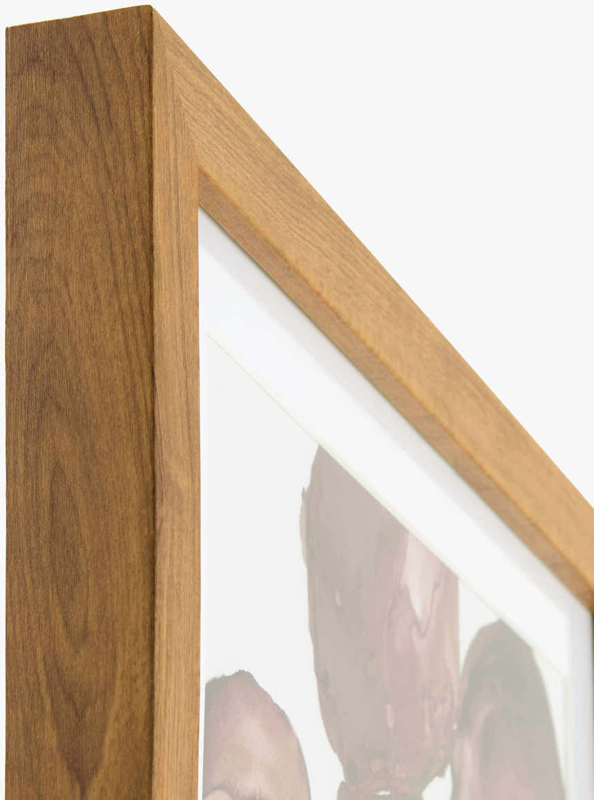 Rich Brick Red Modern Framed Wall Art for modern gallery walls