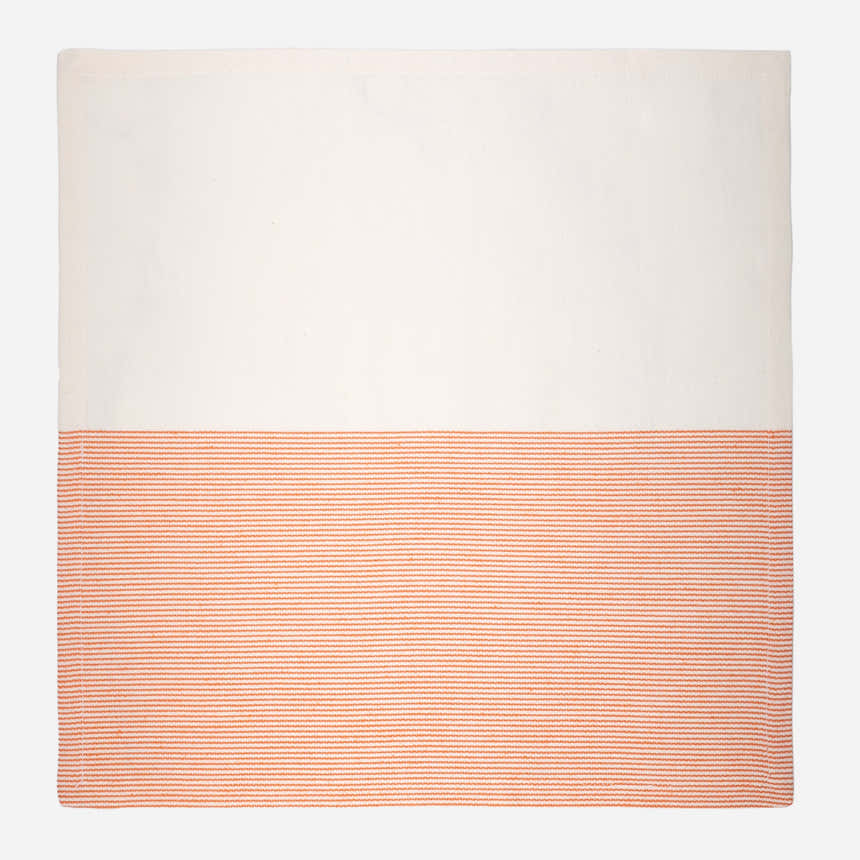 The Stripe Collection Napkins Natural Cotton & Persimmon