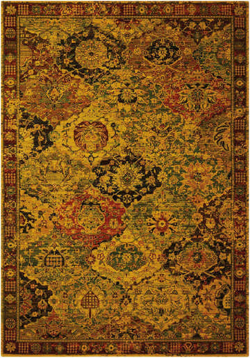 Detailed multicolor Persian pattern of the Nourison Timeless Area Rug.