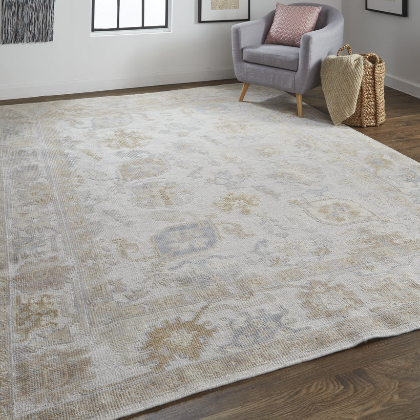 Feizy Wendover Transitional Oriental - Ivory/Tan Area Rug