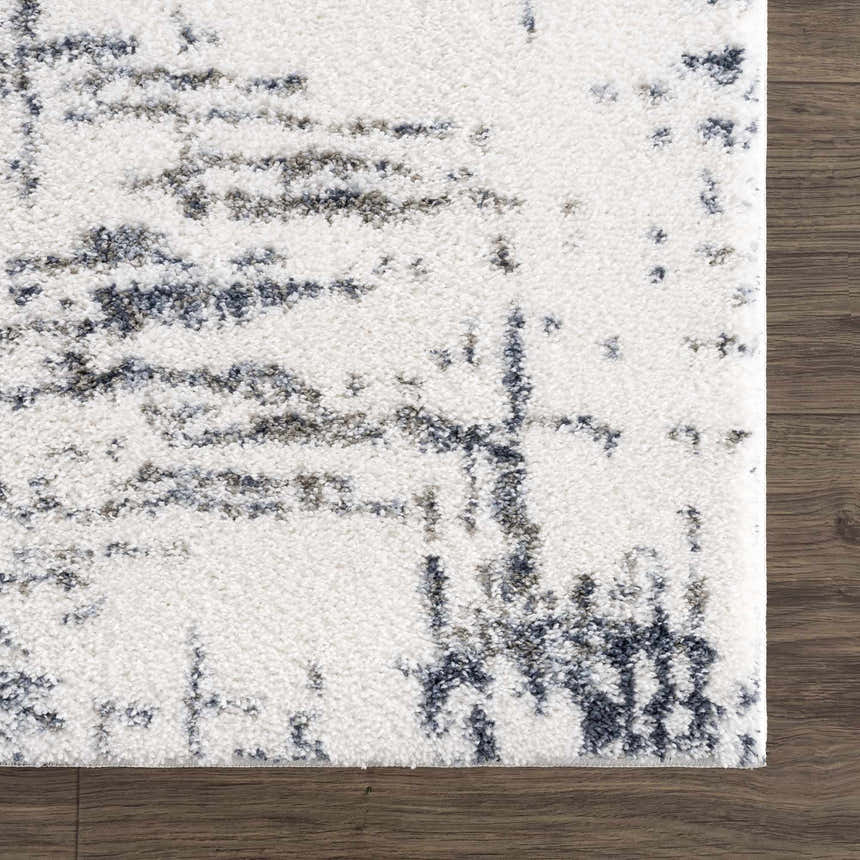 Sample Kanon Navy Abstract Area Rug - Clearance
