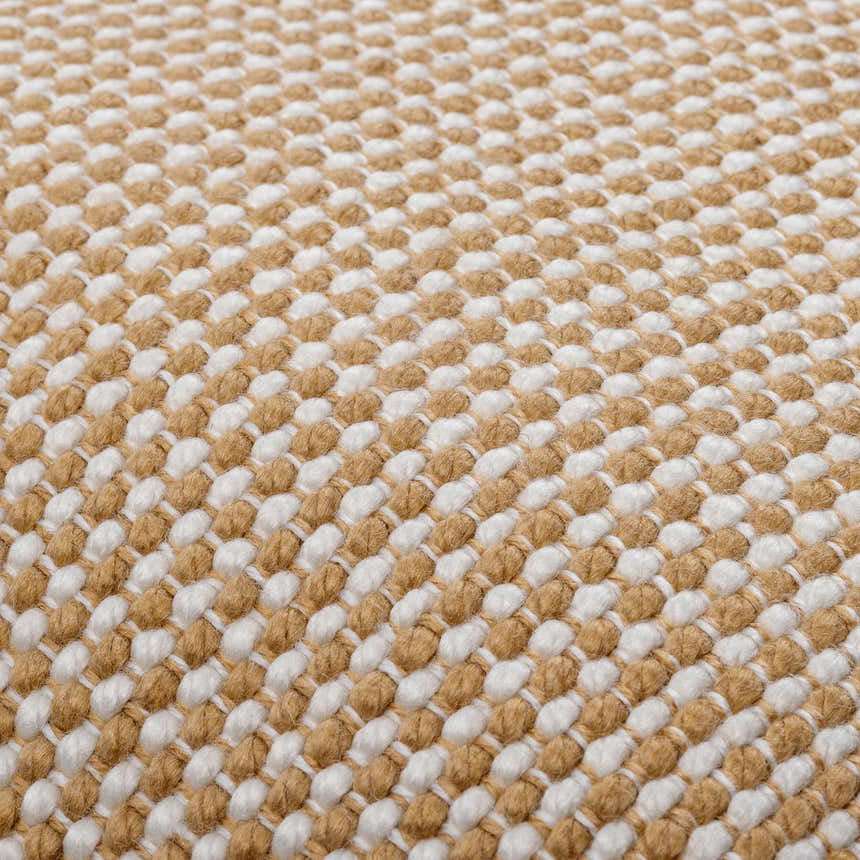 Aurok Mustard Ribbed Texture Modern Polyester Accent Pillow