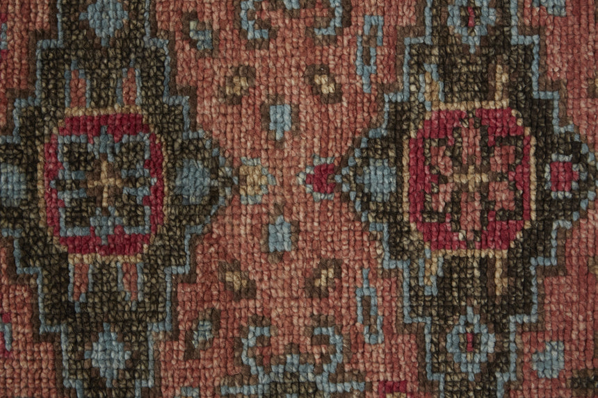 Feizy Piraj Traditional Bordered - Red/Orange/Blue Area Rug - Clearance