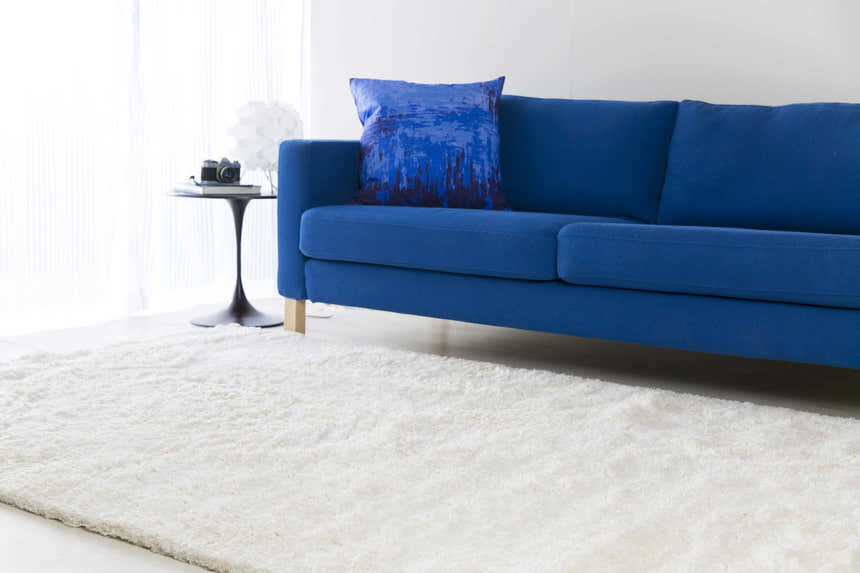 Laguna Navy Blue Abstract Accent Pillow - Clearance