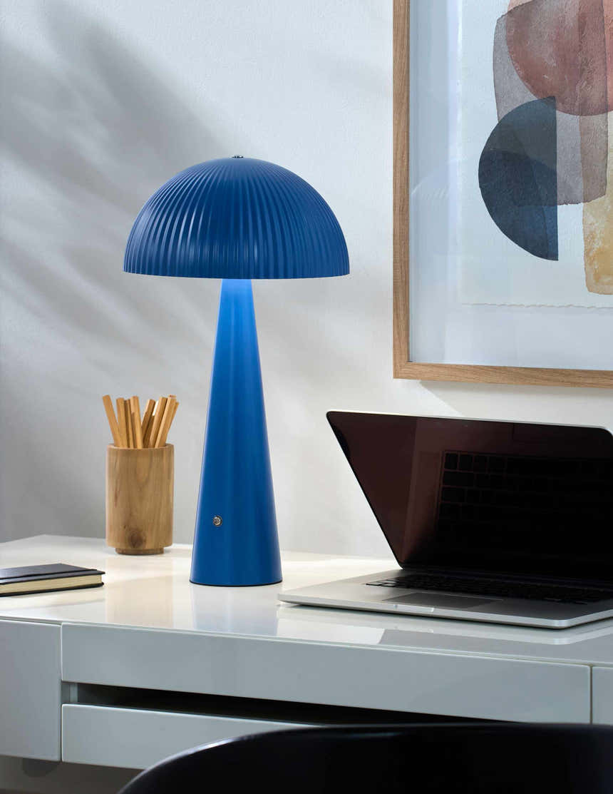 Scontrone Blue Table Lamp